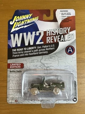 2024 Johnny Lightning WW2 History Revealed Limited Edition Willy’s MB Jeep Chase - Image 1 of 4