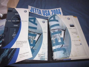 2004 VOLKSWAGEN JETTA OWNERS MANUAL OWNER'S SET MONSOON - Picture 1 of 1