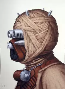 Póster impreso de Mike Mitchell - Tusken Raider (Retrato) Mondo - Imagen 1 de 4