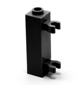 5 LEGO Black Post Brick 1 x 1 x 3 Vertical Clips (60583 42944) - 5 Pieces - Picture 1 of 1