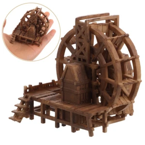 Water Wheel Bonsai Aquarium Landscaping Prop Fish Tank Waterwheel - Picture 1 of 12