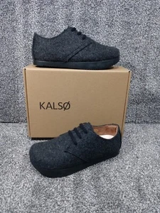 ๐ NEW Kalso Earth Shoes Faroe Lokah Gray Wool Size 7.5 / 38 Womens VTG Classic - Picture 1 of 12