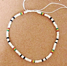 WOODEN NECKLACE WOOD BEADS NATURAL RASTA BEADED ADJUSTABLE CORD SURFER Boy Mens