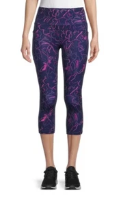 Avia Women’s Multi Color Legging Capris Size L 12/14 NWT - Picture 1 of 3