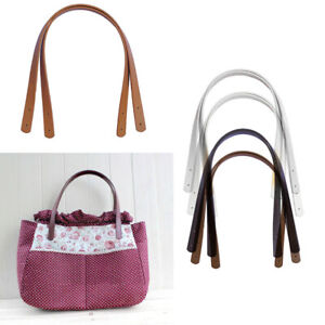 2pcs/lot PU Leather Bag Strap Handle Shoulder Bag Belt Band for Handbag DIY