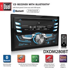 Dual Dxdm280Bt 2 Din Am/Fm Cd/Mp3 Player Car Receiver Eq Usb Aux Input Bluetooth