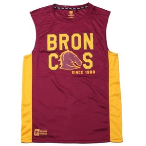 Brisbane Broncos Mens Training Singlet - Picture 1 of 5