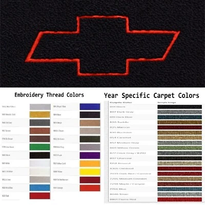 Tapetes Cutpile personalizados contorno de pajarita Chevrolet K5 Blazer ACC 1973-1986 4 piezas Foto 1 de 4