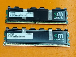 ⭐️⭐️⭐️⭐️⭐️ Mushkin Enhanced 996684 Desktop Memory RAM 1GB x 2 Sticks - Picture 1 of 3