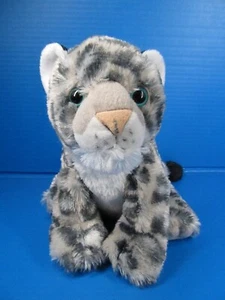 Wild Republic Baby Snow Leopard White Spotted Cub Plush Stuffed Animal Toy 11" - Picture 1 of 11