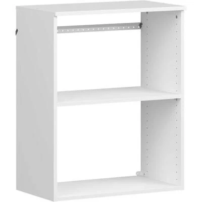 Torre de armario de madera ClosetMaid 31,2" x 25,12" estantes ajustables montaje en pared blanco Foto 1 de 4