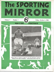 ESPEJO DEPORTIVO ~ 6 DE OCTUBRE DE 1950 ~ IMAGEN DEL EQUIPO ARSENAL / WEST BROM / BOLTON - Imagen 1 de 4