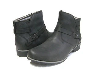 TEVA DE LA VINA WOMEN ANKLE BOOTS LEATHER BLACK  US 6.5 /UK 4.5 /EU 37.5 - Picture 1 of 8