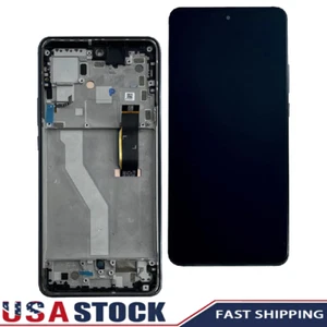 US For Moto Edge 2022 XT2205-1 XT2205-3 LCD Display Touch Screen Digiziter+Frame - Picture 1 of 6