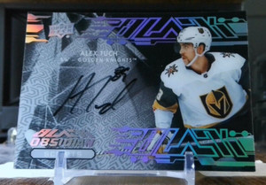 2019-20 SPx UD Black Obsidian Script Alex Tuch  Autograph