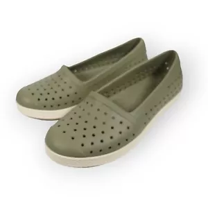Joybees-Mujer- Zapato Alpargata-Polvoriento Oliva/Hueso-Talla 10 Nuevo Sin Etiquetas - Imagen 1 de 10