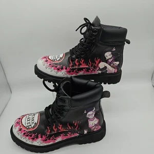 Nezuko Kamado Demon Slayer Boots Unique Kimetsu No Yaiba Womens EU 38 US 7.5 - Picture 1 of 10