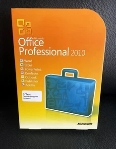 Microsoft Office Professional 2010 Retail FULL VERSION New 5/Computer - Picture 1 of 3