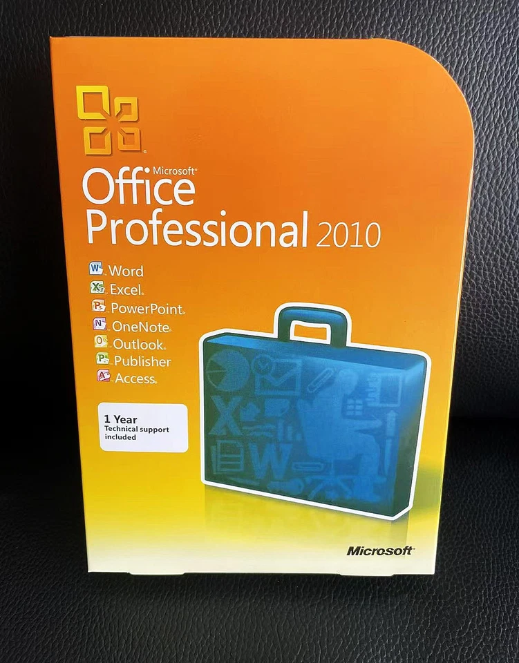 Microsoft Office Professional 2010 Retail FULL VERSION For 6/PCs Verified New - Image 1 of 3