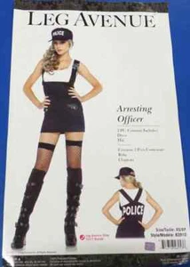 Arresting Officer Police Cop Blue Fancy Dress Up Halloween Sexy Adult Costume - Picture 1 of 8
