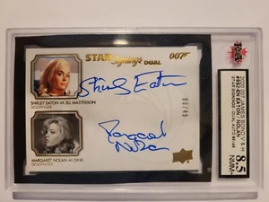 Shirley Eaton & Margaret Nolan 2020 James Bond Star Signings Dual Auto 8/49!!! - Picture 1 of 2