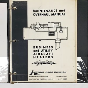 Janitrol Business & Utility Aircraft Heaters Maintenance & Overhaul Manuals - Bild 1 von 3