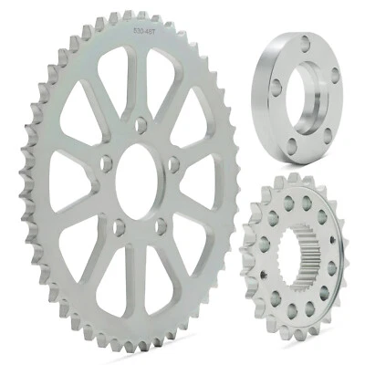 21T 48T chain Sprocket Conversion Kit for Harley Heritage Softail Classic FLSTC - Image 1 of 4