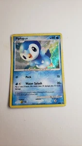 Pokemon TCG Card Black Star Promo 2007 Piplup DP03, Turtwig DP01 - Picture 1 of 4