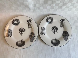 Set Of 2 Pfaltzgraff Farmers Market By Pat Farrell Salad Plates 8” EUC - Picture 1 of 4