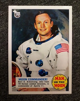 MAN on the MOON Modern Gloss 🌖  NEIL ARMSTRONG #'d/ 10 ! Topps 2013 75th Anniv. - Image 1 of 2