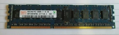 Hynix HMT125R7BFR8C-G7 2GB PC3-8500 DDR3-1066MHz ECC CL7 240P DIMM Memory - Image 1 of 3