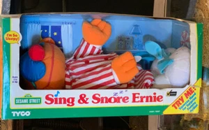 Sesame Street Sing & Snore Ernie 1996 NIB - Picture 1 of 7