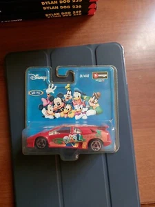 Auto Burago 1/43 Nuova Blisterata Lamborghini Diablo Walt Disney Paperino Donald - Foto 1 di 6