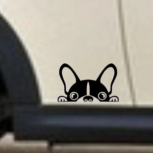Car Decal Cute Dog Puppy 7.8'' Motorcycle Vinyl Door sticker CJ431 2pcs - Bild 1 von 5