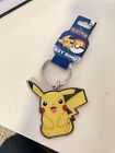 Pikachu Key Ring 2016 Pokemon (r) Nintendo Metal Yellow & Chrome