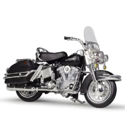 Maisto 1:18 Harley Davidson 1966 FLH Electra Glide modelo de motocicleta de colección nuevo Foto 1 de 4