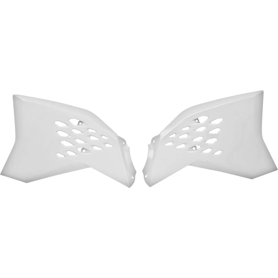 Cubiertas de radiador blancas KTM 65SX 2009 2010 2011 2012 2013 2014 2015 SX65 Foto 1 de 1