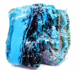 1742,85 Ct Naturale CERTIFICATO Turchese Grezzo Blu Non Tagliato Grezzo Sfuso Gemma - Foto 1 di 6