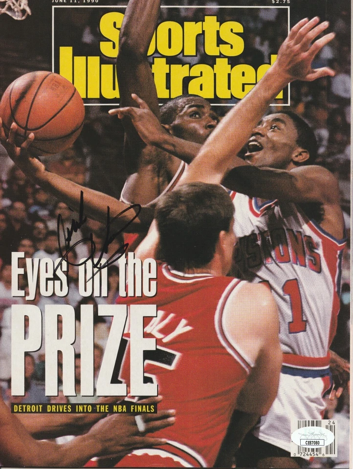 Revista deportiva autografiada por Isiah Thomas completa 6/11/90 JSA I651 Foto 1 de 1