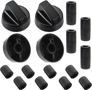 Seentech 4- Pack Control Knobs Replacement with 12 Adapters for Oven, Stove, and - Picture 1 of 12