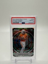 2023 Panini Prizm Draft Picks Hendon Hooker Stained Glass SG-6 PSA 10 Gem Mint