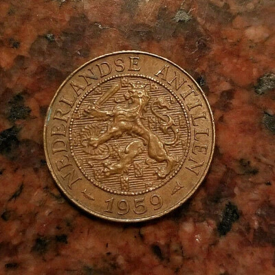 1959 NETHERLANDS 2 1/2 CENTS COIN - #A3057 - Image 1 of 2