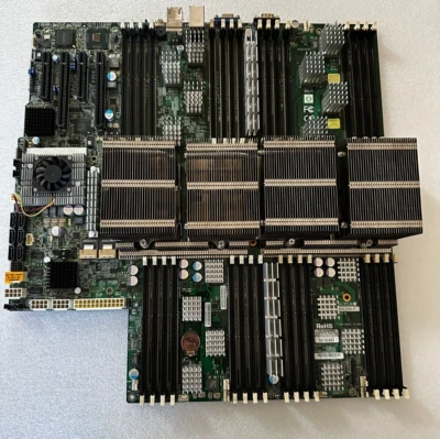 Supermicro X8QB6-F Motherboard LGA 1567 with 4x E7-4820 8c @ 2.0GHz - Image 1 of 4