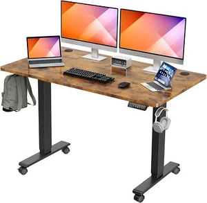 Electric Height Adjustable Standing Desk 63x24 Ergonomic Stand Up Desk for Home - Picture 1 of 117