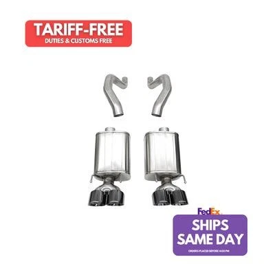 Corsa COR21077BLK Exhaust System Kit fits Chevy Corvette 2006-13 Performance Par - Image 1 of 4