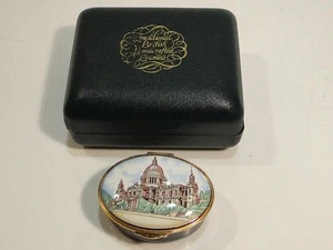 Toye, Kenning & Spencer Enameled Trinket Box St. Paul's Appeal 1994 in Box - Picture 1 of 6