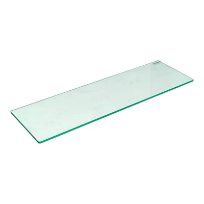 SHOPLINES SUPPLIES LIMITED Toughened Glass Shelf – 6mm Thick – 1050mm Wide, Depth Options Available