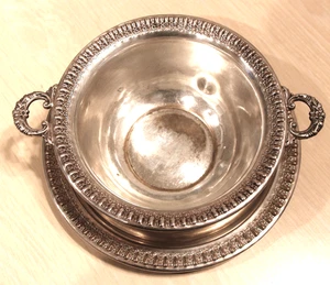 Wilcox Silver Co. Brandon Hall Bowl Dish Bon Bon Sauce Relish Vintage - Picture 1 of 8