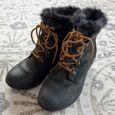 Botas Sperry Top-Sider Luca Peak negras cuña imitación piel botines al tobillo para mujer 6,5 Foto 1 de 4