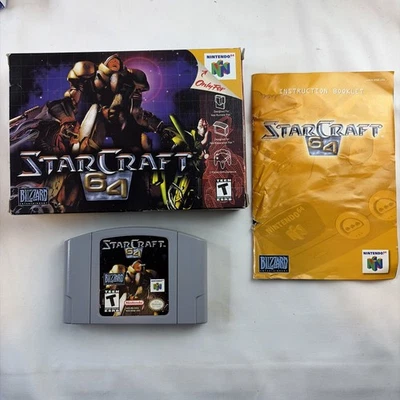 StarCraft 64 Nintendo 64 N64 in Original Box Authentic Read! - Image 1 of 4